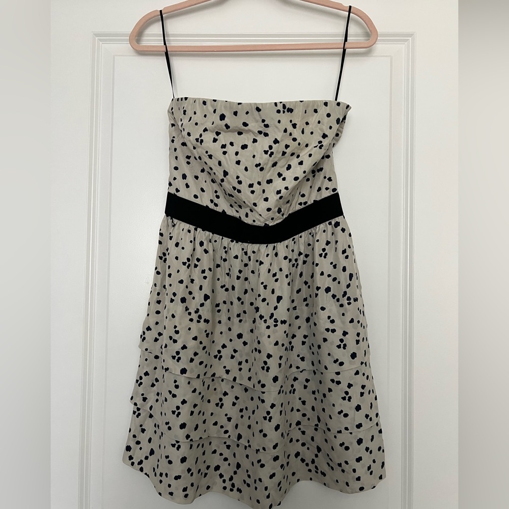 Theory Silk Polka Dot Dress